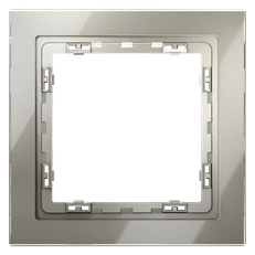 Изображение Рамка стеклянная VOLTUM S70 на 1 пост (шелк, стекло)