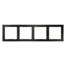 Изображение Рамка на 4 поста титан VOLTUM S70