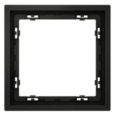 Изображение Рамка на 1 пост черный матовый VOLTUM S70