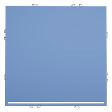 Изображение Выключатель одноклавишный с подсветкой деним Voltum S70