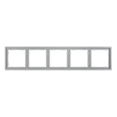 Изображение Рамка на 5 постов серый VOLTUM S70
